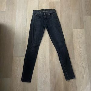 J brand dark gray skinny jeans